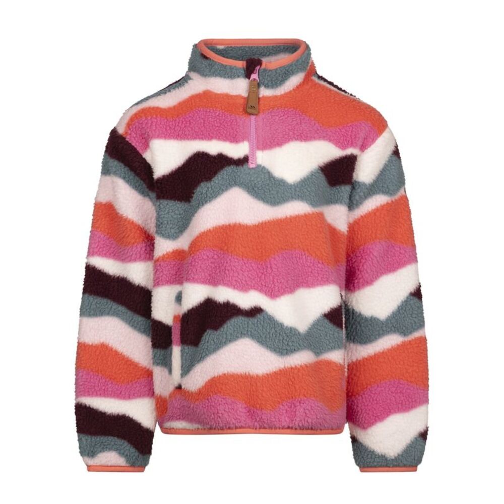 Trespass Childrens/Kids Ovie Half Zip Fleece Top / Pink
